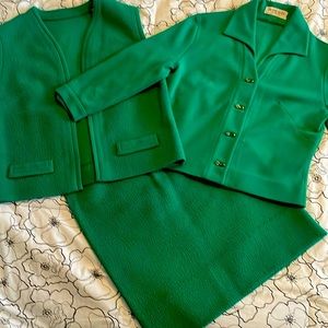 Vintage 3 pc Butte Knit in Kelly Green